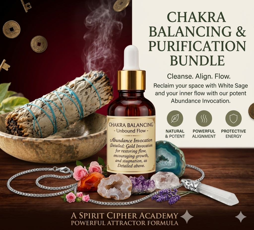 Chakra Balancing "ritual oil" BUNDLE