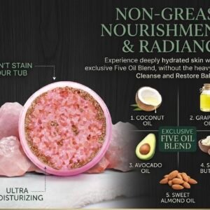 Rose Quartz infused Bath bomb