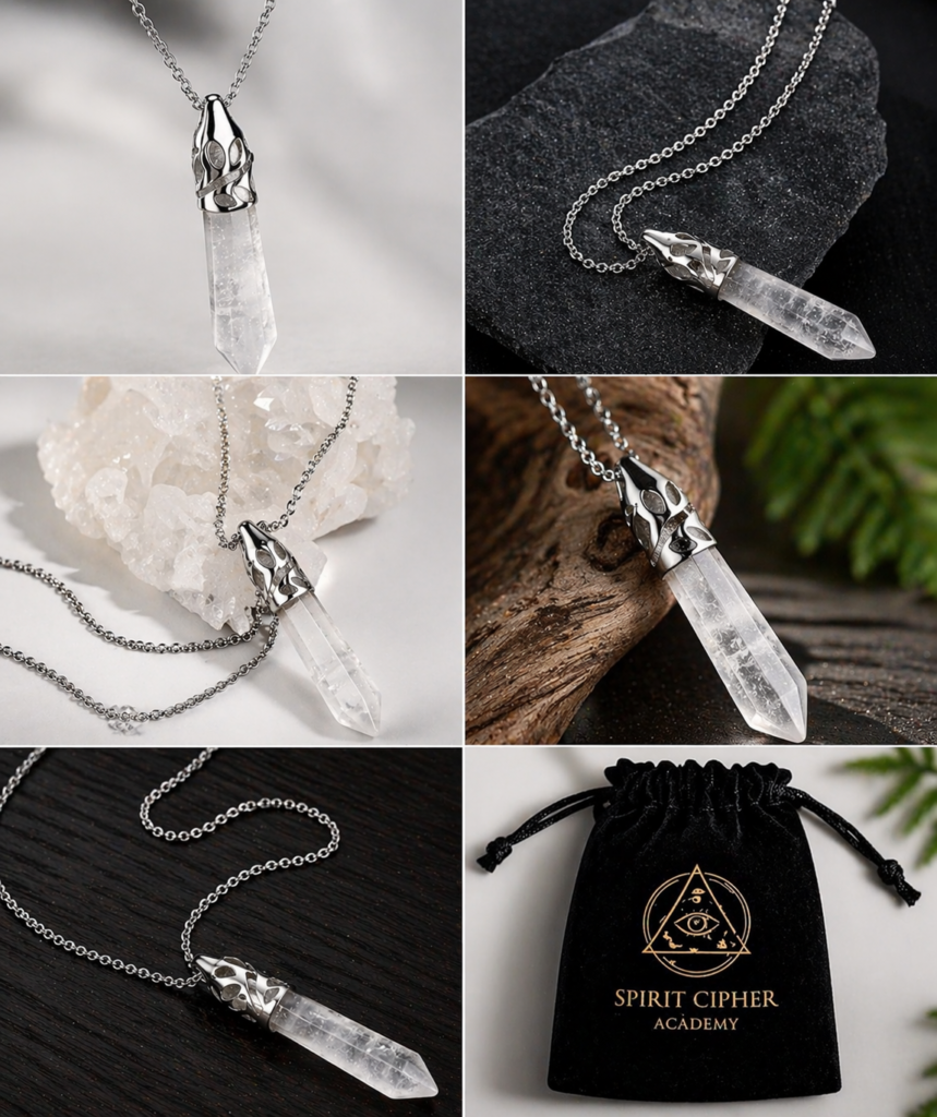 Clear Quartz "Master Healer" necklace